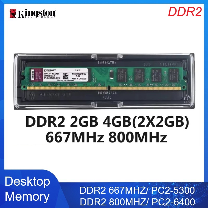 Ddr2 Ram - Kit Memoria RAM Kingston per Desktop,