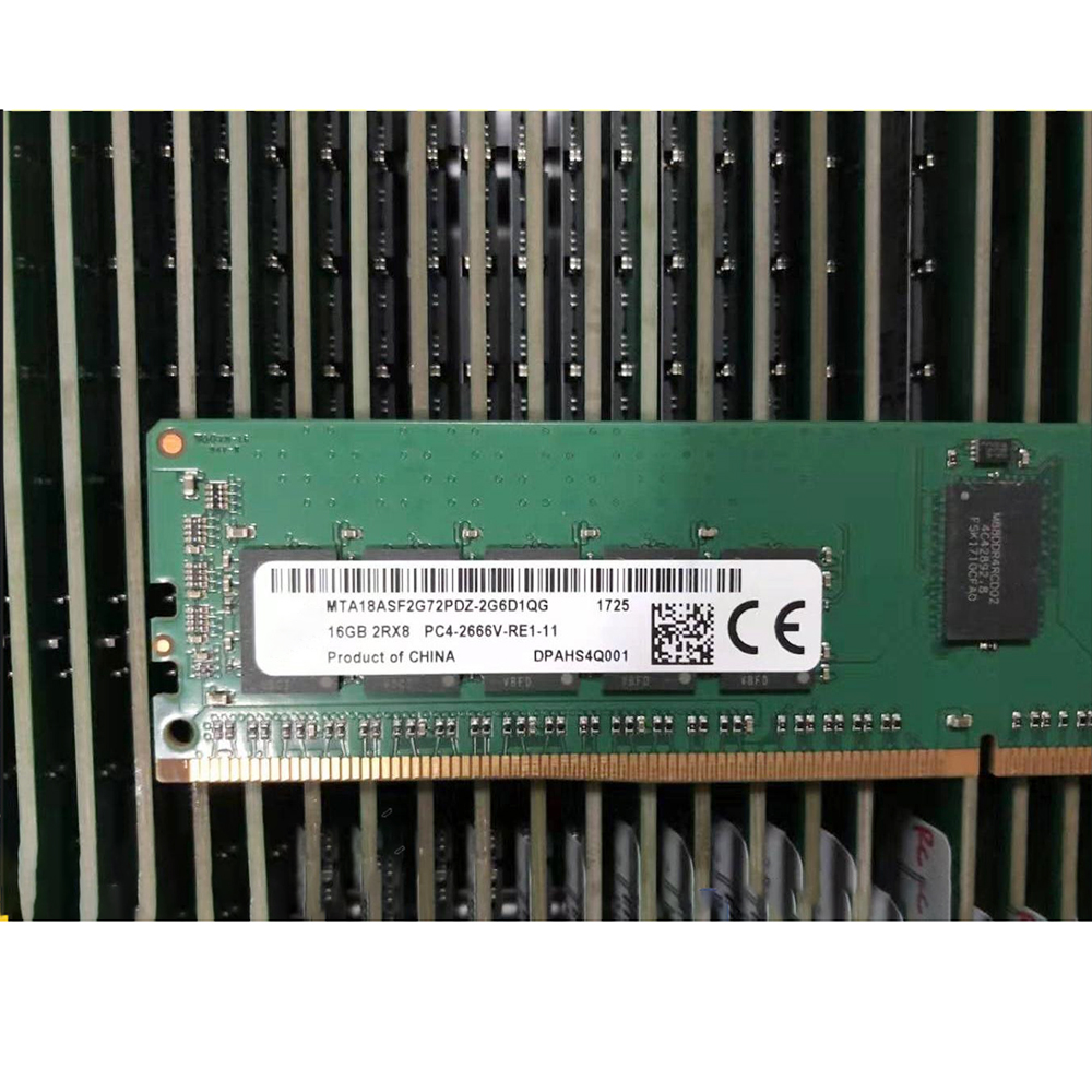 Ddr4 3200 16Gb - 1 Pezzo MTA18ASF2G72PDZ-2G6D1 Memoria 16GB 16G