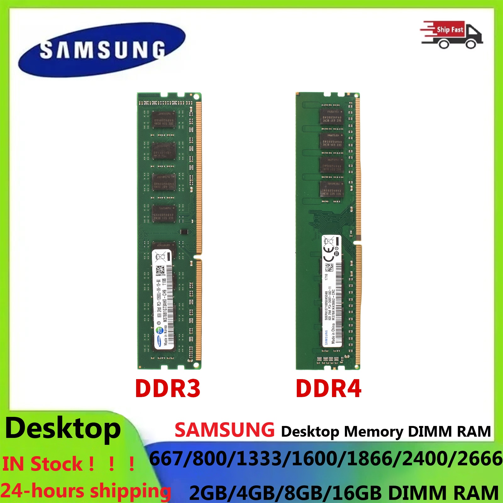 Ddr4 3200 16Gb - Memoria RAM DIMM SAMSUNG per Desktop,