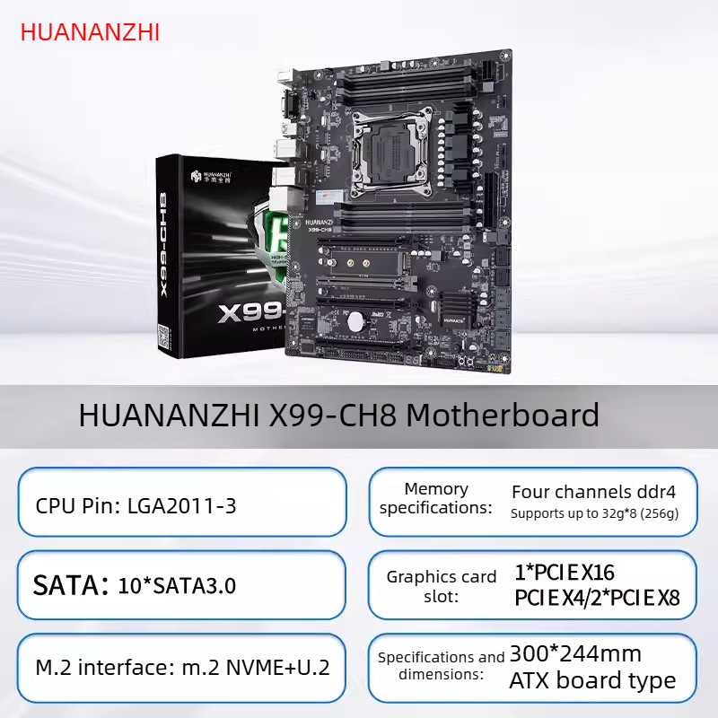 Ecc Ram Server - Scheda Madre HUANANZHI LGA2011-3 X99 CH8