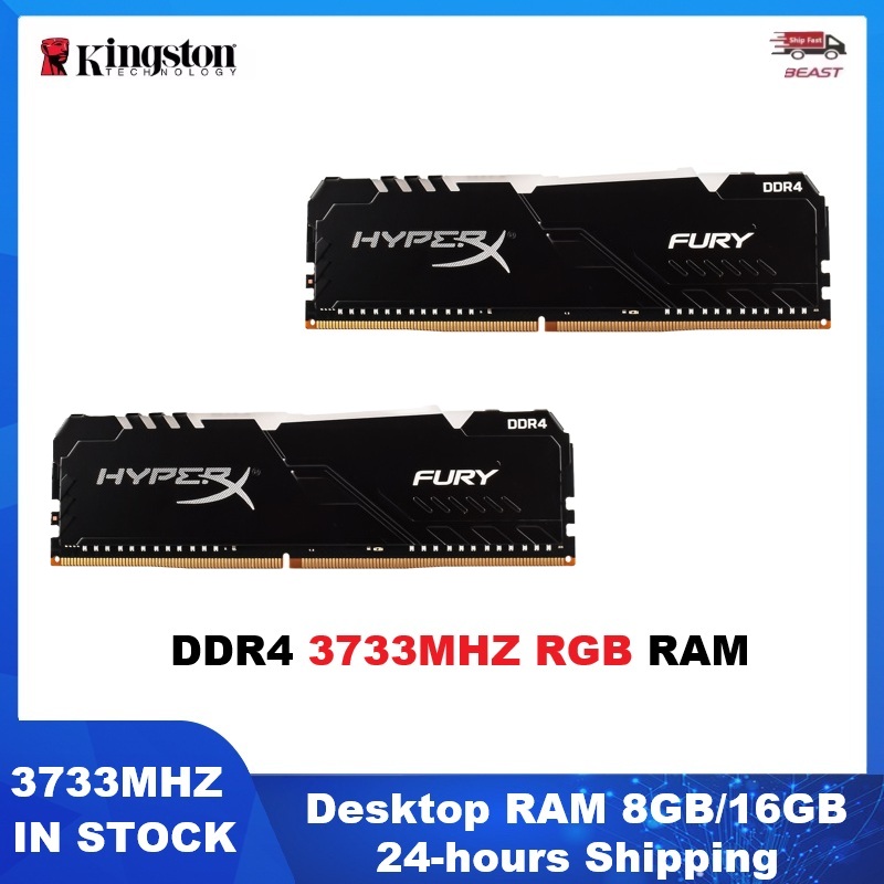 Server Memory Ddr4 - Memoria Desktop HYPERX FURY DDR4 RGB