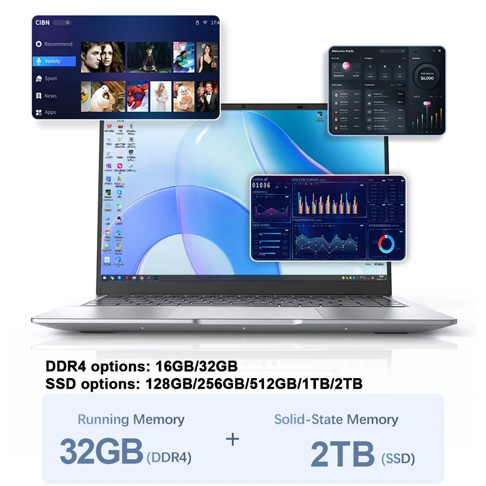 Nuovo Laptop Ultra Sottile da  - Ddr4 Laptop Ram recensione e prezzo