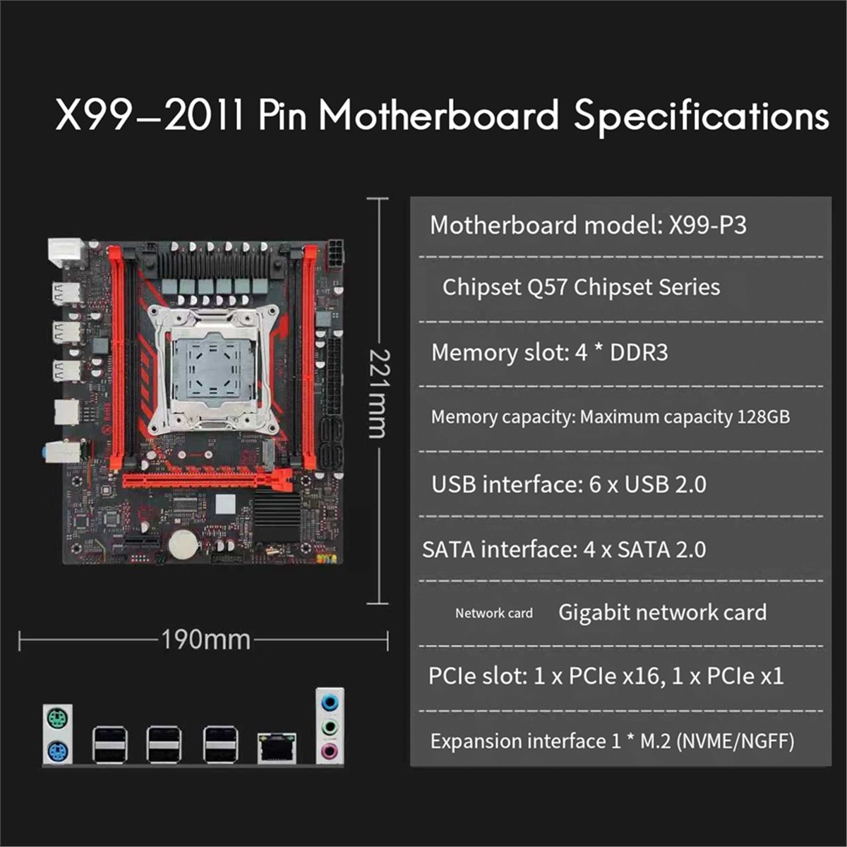 (A01R) Scheda Madre X99 P3 LGA - Ddr3 Ram recensione e prezzo